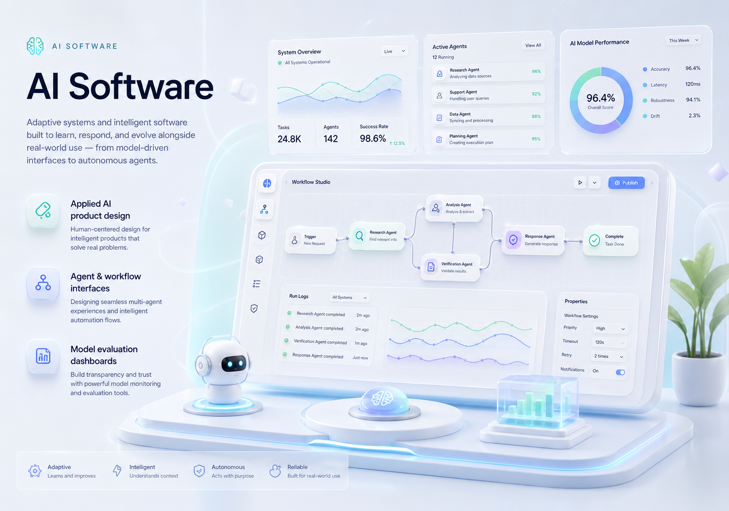 Placeholder concept artwork representing Pixozig's AI Software discipline