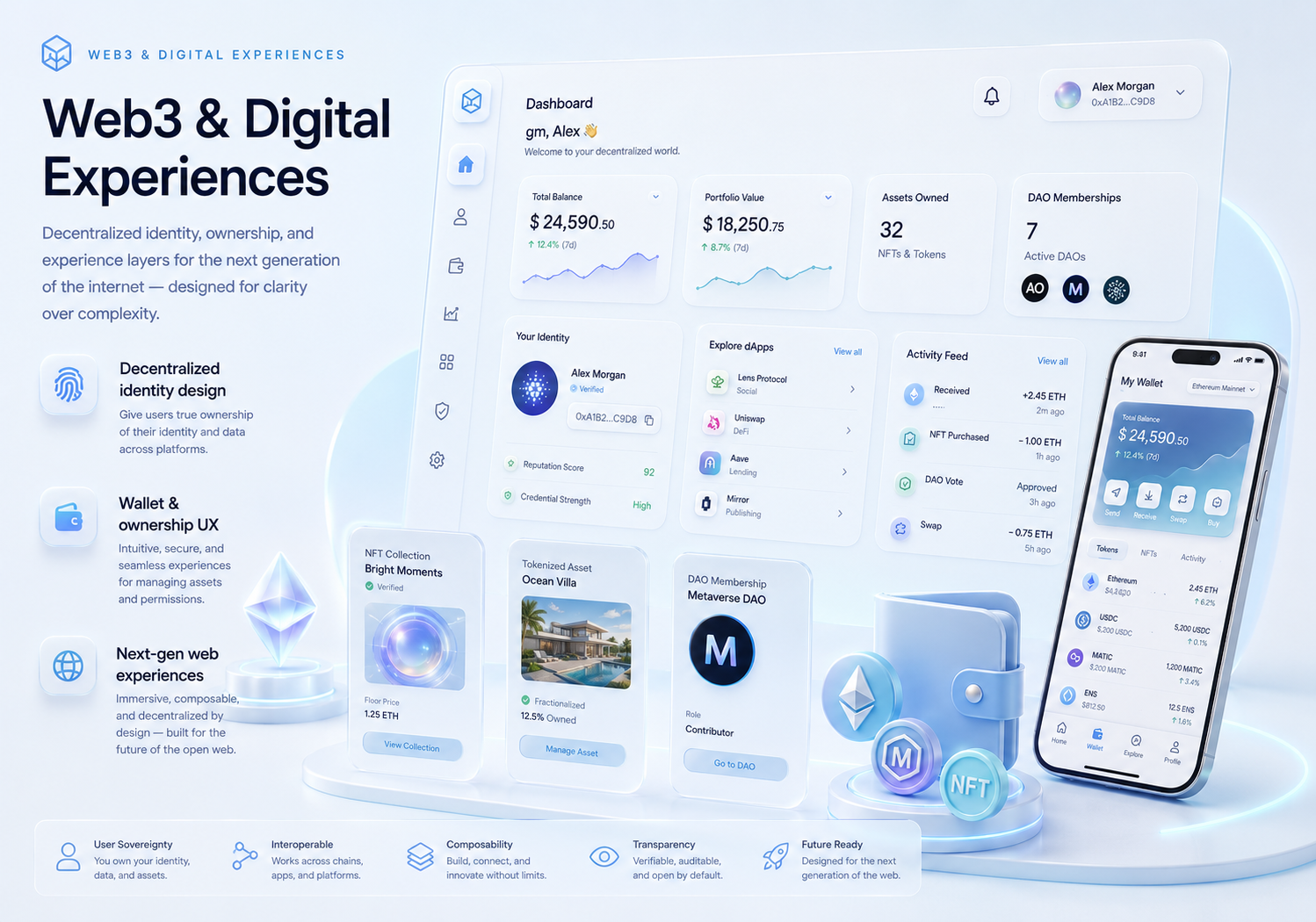 Placeholder concept artwork representing Pixozig's Web3 & Digital Experiences discipline